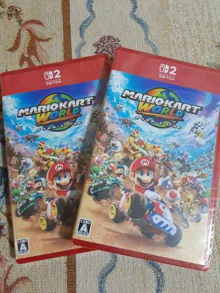 Switch2ソフト マリオカートワールド未開封品 二本セット