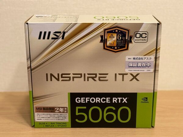 MSI RTX 5060 INSPIRE ITX OC DLSS4
