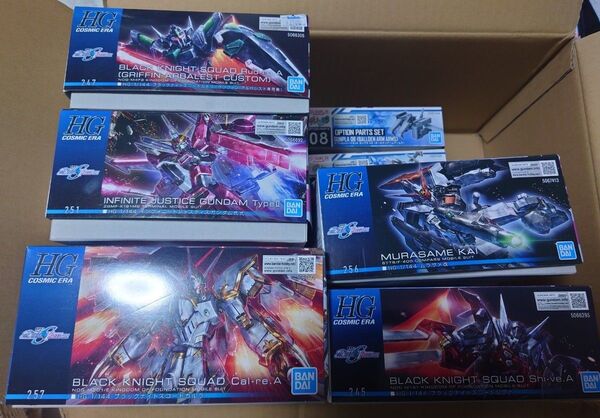 新品未開封 hgceガンプラ5個セット+α ガンダムSEED FREEDOM カルラ ルドラ シヴァ ムラサメ改 インジャ弐式