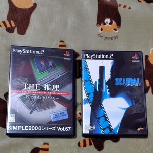 PS2 SIMPLE2000シリーズ THE 推理& SCANDAL スキャンダル 2本セット