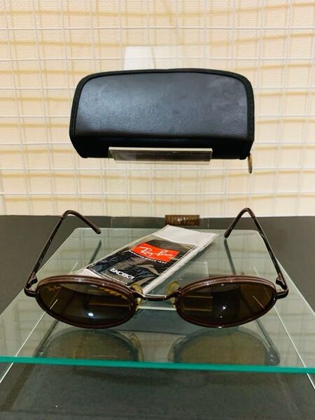 【ケース付美品】Ray Ban レイバン サングラス ブラウン ユニセックス