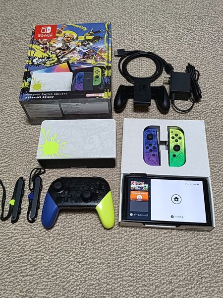 ニンテンドースイッチ 有機EL スプラトゥーン3エディション プロコン スプラ3セット