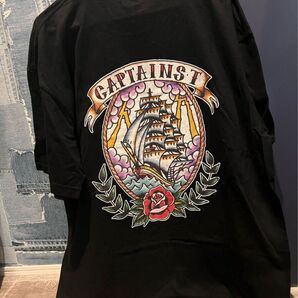 TATTOO/タトゥー/アメリカントラディショナル/アメトラ/船/Tシャツ/彫師/2XL/西海岸/WEST/ROCK/ストリート