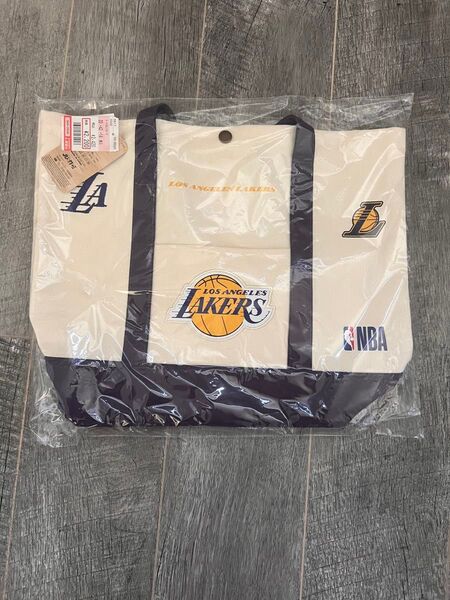 しまむら×NBAコラボ/トートバッグ/Los Angeles Lakers/ロサンゼルスレイカーズ/NBA/バスケ/新品未使用