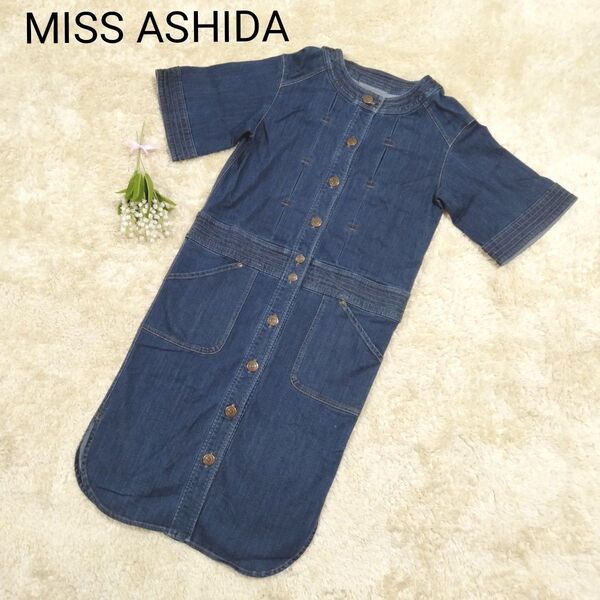 1727 ミス アシダ MISS ASHIDA ワンピース デニム