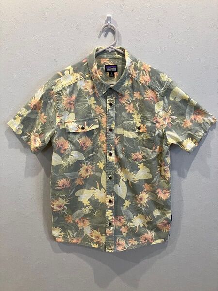 patagonia シャツ フローラル柄 オーガニックコットン