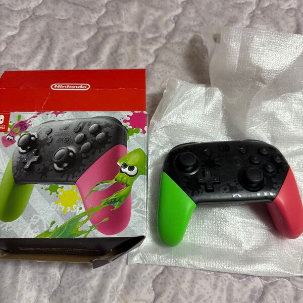 Nintendo Switch Proコントローラー スプラトゥーン2 任天堂 ニンテンドースイッチ