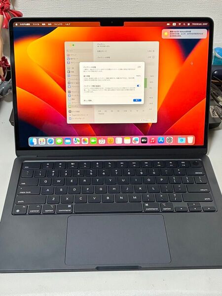 超美品 MacBook Air M2 13インチ 8+256GB ミッドナイト 英語キーボード