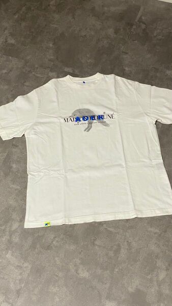 ブランド: ADER ERROR- デザイン: グラフィックプリント- タグ: マイソンキツネ- カラー: ホワイト Tシャツ