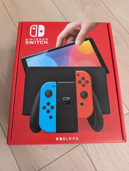 新品未使用 Nintendo Switch ニンテンドー スイッチ 有機ELモデル ネオンブルー ネオンレッド 店舗印なし