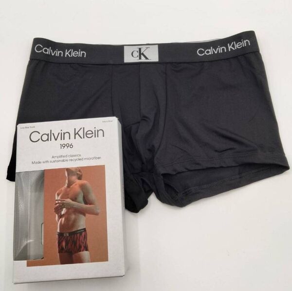 【Lサイズ】Calvin Klein1996(カルバンクライン) ローライズボクサーパンツ ブラック 1枚 NB3532