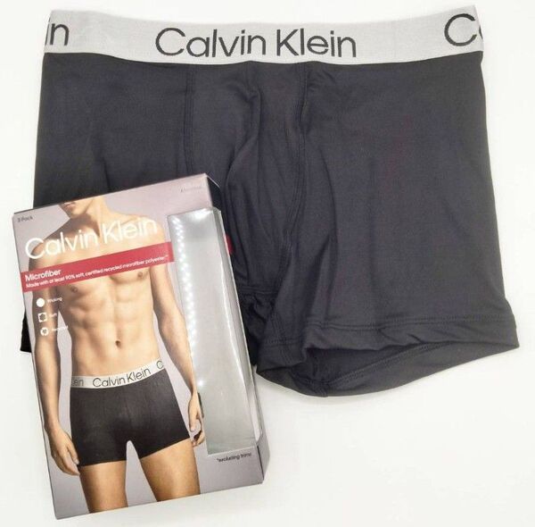【Sサイズ】Calvin Klein(カルバンクライン) ボクサーパンツ ブラック 1枚 メンズ 男性下着 NP2851