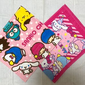 サンリオ キャラクター フェイスタオル 2枚セット
