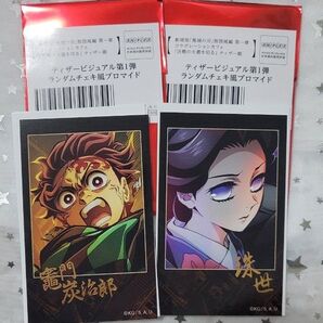 劇場版「鬼滅の刃」無限城編 第一章 コラボカフェ ティザービジュアル第1弾 ランダムチェキ風ブロマイド 竈門炭治郎 珠世
