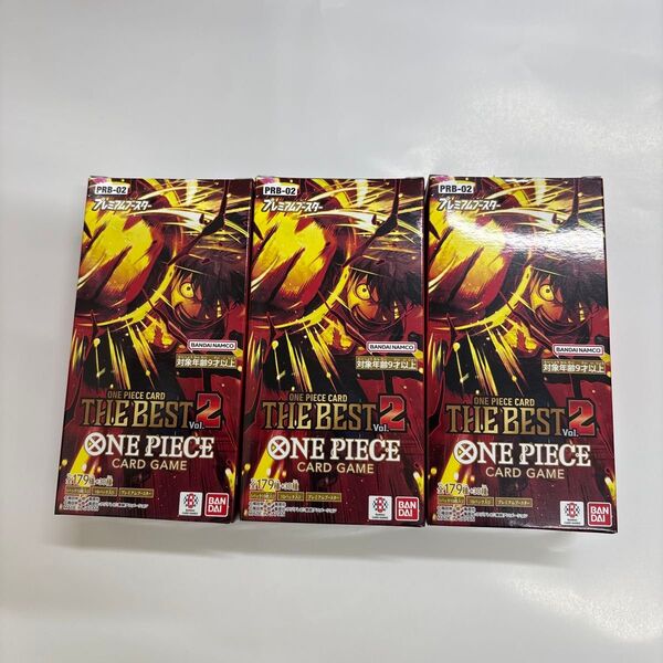 ONE PIECEカードゲーム プレミアムブースターONE PIECE CARD THE BEST vol.2 3boxセット