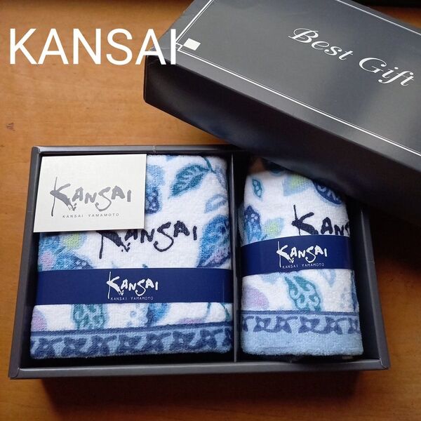 未使用 KANSAI タオルセット フェイスタオル・ウォッシュタオル 花柄