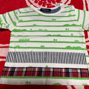 80cm③★クレードスコープ 電車 Tシャツ