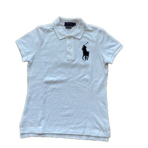 POLO RALPH LAUREN ポロシャツ ビッグポニー ホワイト レディース