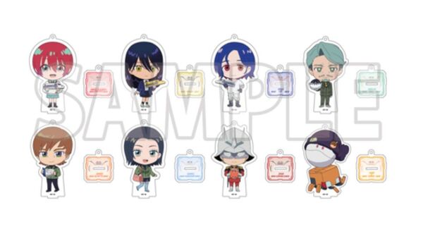 推し旅 ガンダム ジークアクス ミニキャラトレーディングアクリルスタンドキーホルダー(全8種)