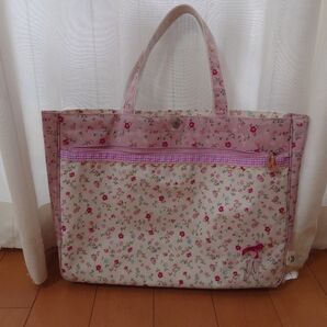 【希少・再値下げ】ローラアシュレイ キッズ トートバッグ レッスンバッグ バレエ