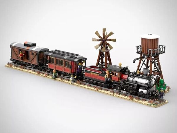 レゴ ブリックリンク デザイナープログラム シリーズ4 910044 西部開拓時代の列車 蒸気機関車