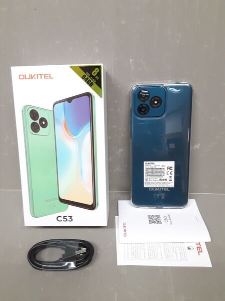 OUKITEL C53 4g/64g SIMフリー スマホ Blue 新品