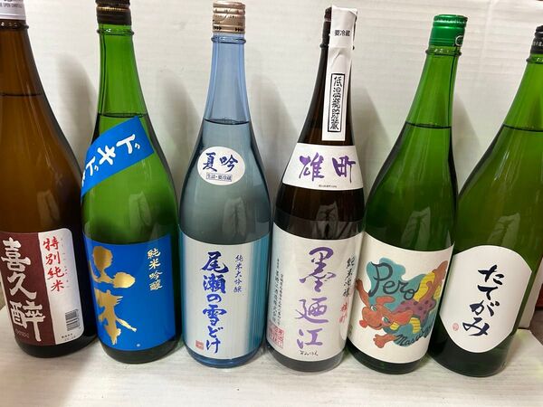 【一升瓶】日本酒6本セット!
