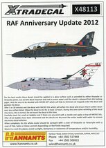 1/48 エクストラデカール　RAF トーネードGR.4/ホークT.1 記念塗装_画像1