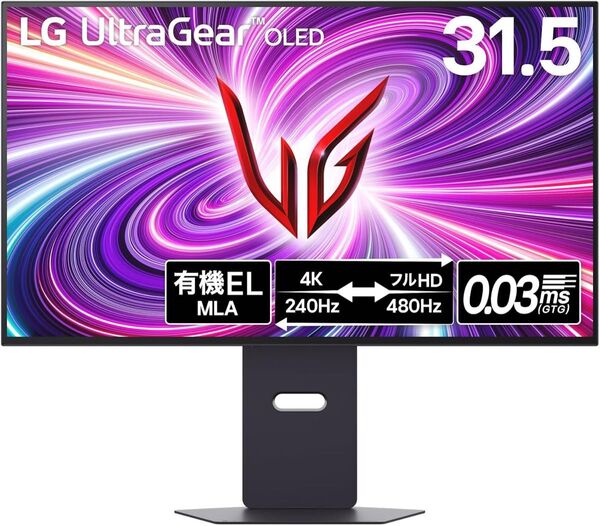 【VGP 2025 ゲーミング大賞/金賞】LG ゲーミングモニター 31.5インチ 新品未開封