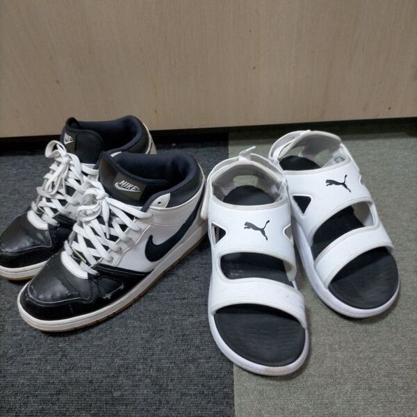 値下げ中!NIKE AIR/PUMAサンダル27cm