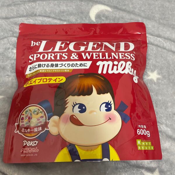 ビーレジェンド ホエイ プロテイン フジヤ ミルキー 風味 600g ぺこちゃん