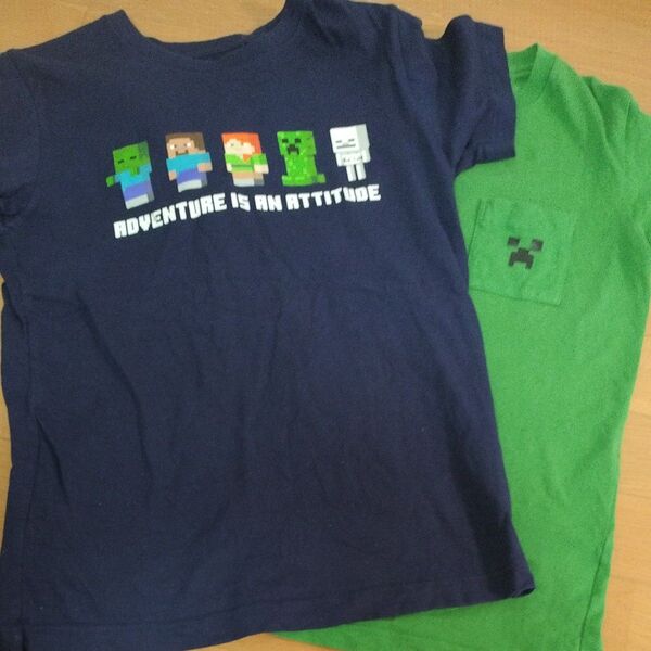 ユニクロ マインクラフト 2枚セット Tシャツ