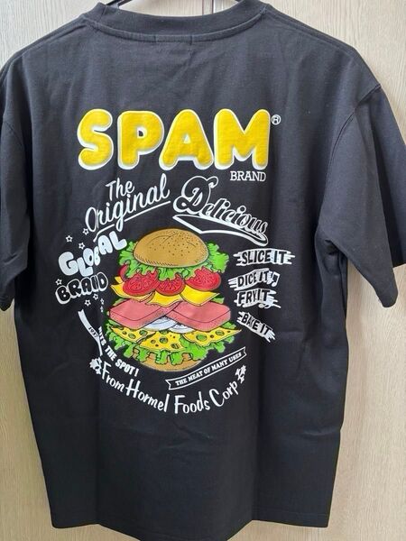 スパム Tシャツ Mサイズ 黒 SPAM 半袖