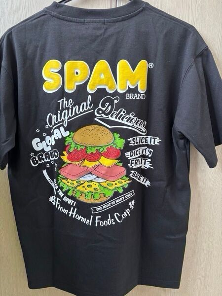 スパム Tシャツ Mサイズ 黒 SPAM 半袖