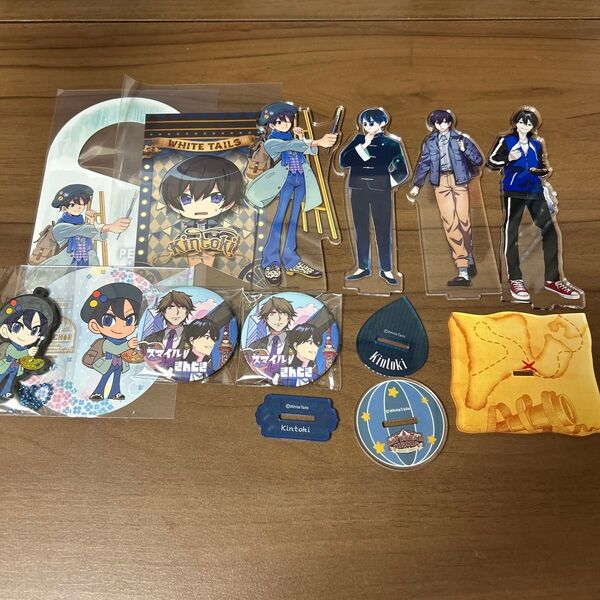 ワイテルズ きんとき グッズセット 缶バッジ アクリルスタンド ラバーストラップ アクスタ