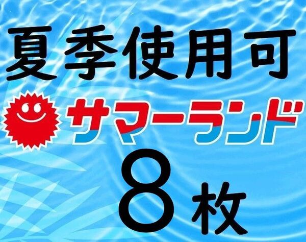 東京サマーランド 1dayパス8枚