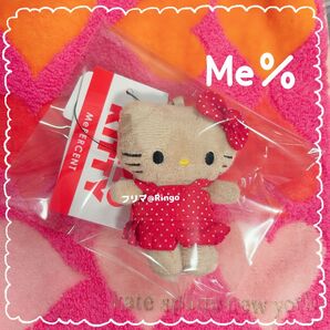 ローリーズファーム Me% ミィパーセント ハローキティ HELLO KITTY トイキーホルダー5 日焼けキティ ドット 赤
