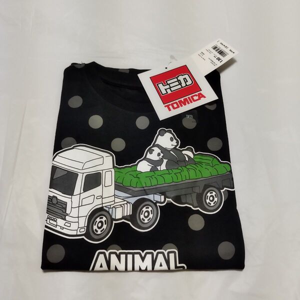 未使用 ユニクロ UTトミカ アニマルプリント Tシャツ 130 KIDS 半袖