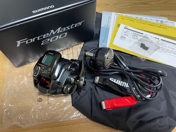【新品未使用】シマノ21 フォースマスター 200 電動リール(右ハンドル)
