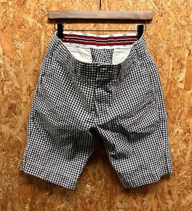 【コラボ】 UNION STATION × Dickies ユニオンステーション×ディッキーズ 3 メンズ 薄手 ショートパンツ チェック 綿100% 黒×白×ピンク