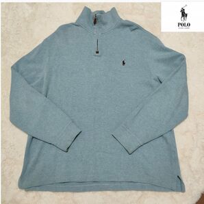 POLO LAUREN ポロラルフローレン ハーフジップ トレーナー サイズXL ビックサイズ 未使用に近い 美品 価格交渉OK