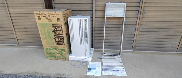 【美品☆】CORONA コロナ CW-1621 2020年式 フルセット一式 綺麗です! 窓用エアコン