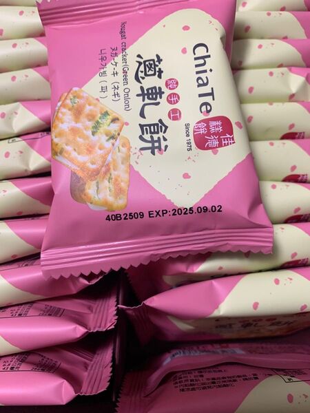 台湾 佳德 牛軋餅 ネギヌガークラッカー 24枚入り 賞味期限2025/09/02