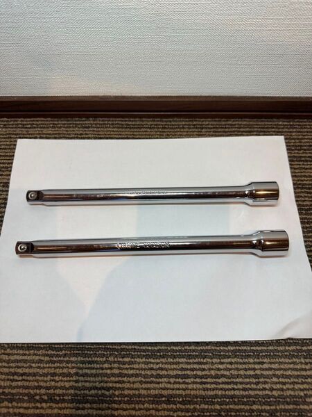2本セット 未使用 エクステンションバー 全長250mm 差込角 1/2 (12.7mm) エクステ 車 整備 建機 ソケット