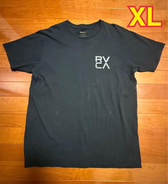 RVCA ルーカ 「FORMING RADAR SQ ST」Tシャツ ブラック色 XLサイズ