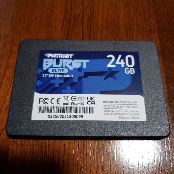 【使用時間38H】Patriot Memory 240GB SATA SSD