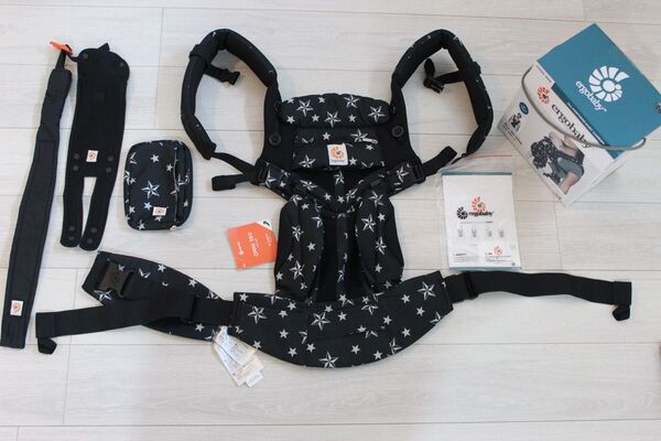 ergobaby 抱っこ紐 OMNI360 クールエア ブラックスター エルゴベビー
