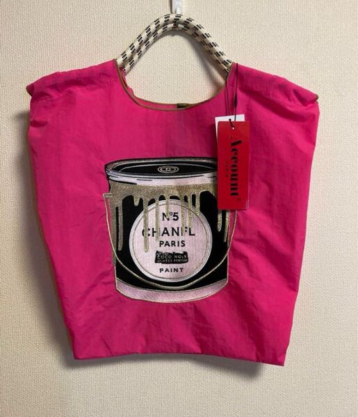 【Account PARIS】CL CAN TOTE BAG ◇ピンク◇ エコバッグ トートバッグ