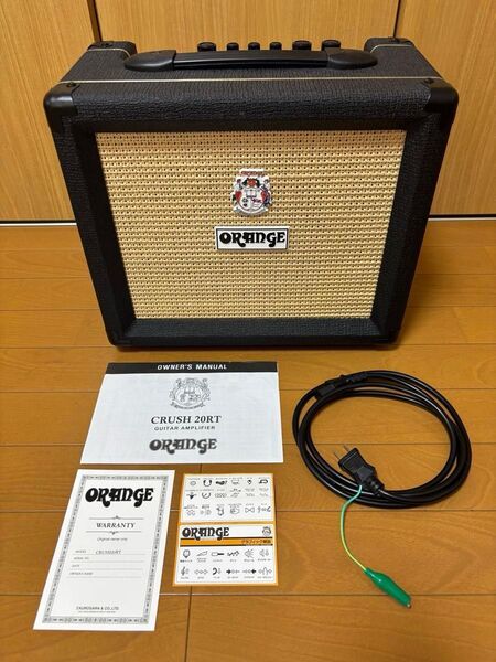 ORANGE CRUSH 20RT BLACK リバーブ&チューナー搭載 20W ギターアンプ【美品】【送料込み】