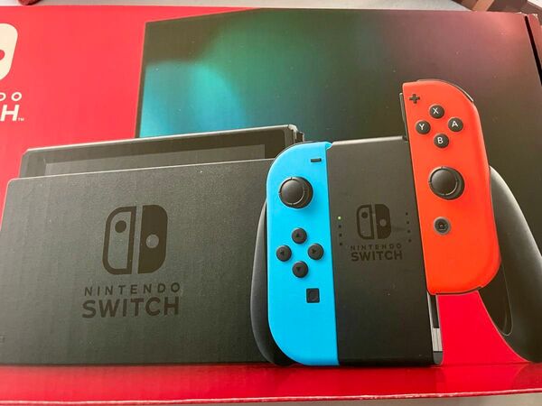 Nintendo Switch Joy-Con(L)ネオンブルー/(R)ネオンレッド 中古品